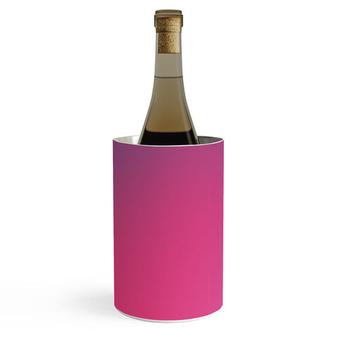 Daily Regina Designs Glowy Blue And Pink Gradient Wine Chiller