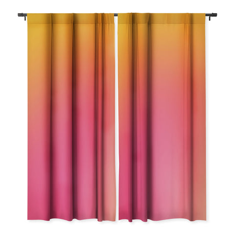 Daily Regina Designs Glowy Orange And Pink Gradient Blackout Non Repeat
