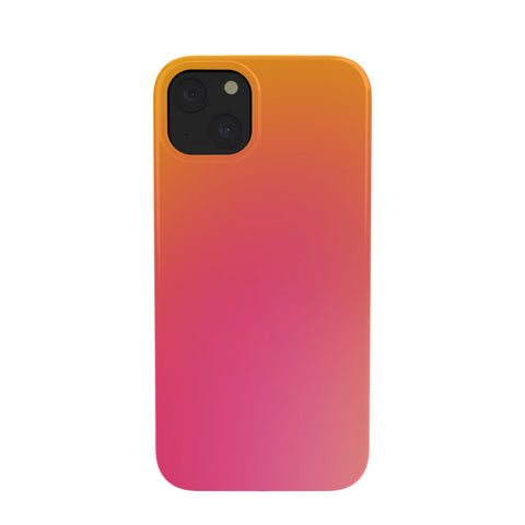 Daily Regina Designs Glowy Orange And Pink Gradient Phone Case