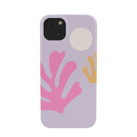 Daily Regina Designs Lavender Abstract Leaves Modern Phone Case