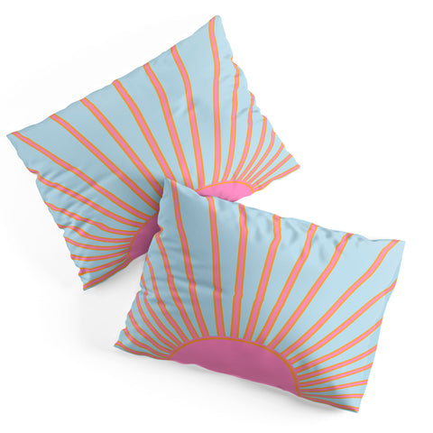 Daily Regina Designs Le Soleil 02 Abstract Retro Pillow Shams