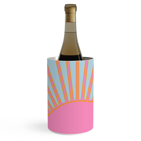 Daily Regina Designs Le Soleil 02 Abstract Retro Wine Chiller