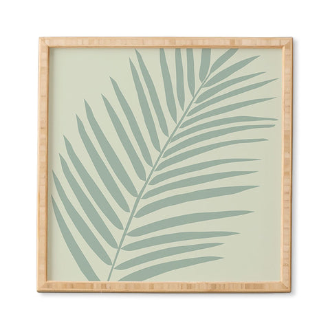 Daily Regina Designs Palm Leaf Sage Framed Wall Art havenly