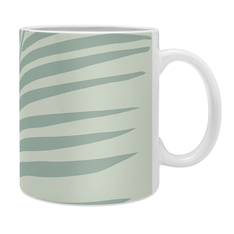 Daily Regina Designs Palm Leaf Sage Coffee Mug