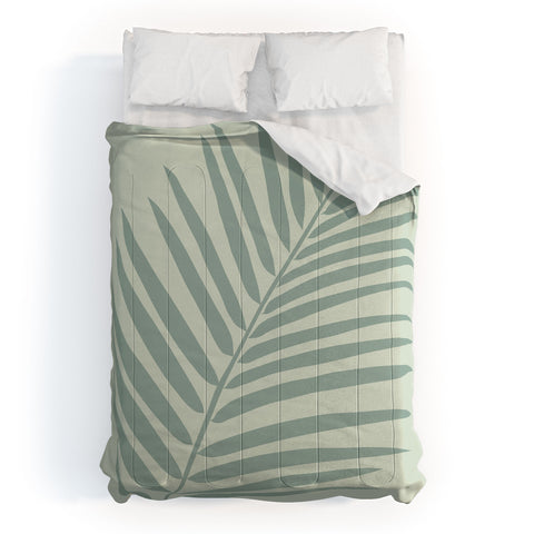 Daily Regina Designs Palm Leaf Sage Comforter