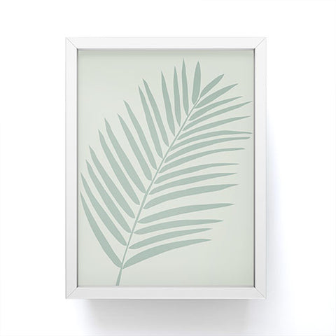 Daily Regina Designs Palm Leaf Sage Framed Mini Art Print