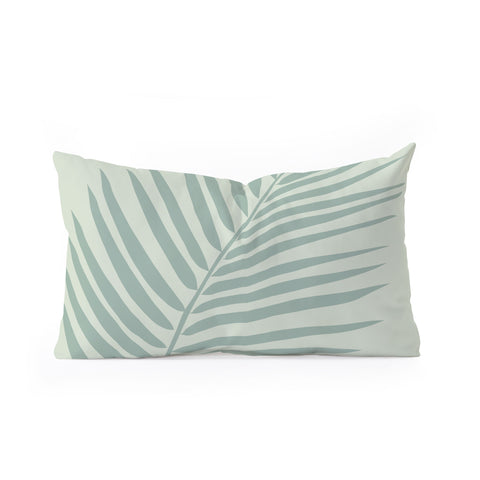 Daily Regina Designs Palm Leaf Sage Oblong Throw Pillow