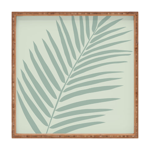 Daily Regina Designs Palm Leaf Sage Square Tray