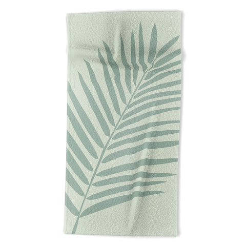 Daily Regina Designs Palm Leaf Sage Beach Towel