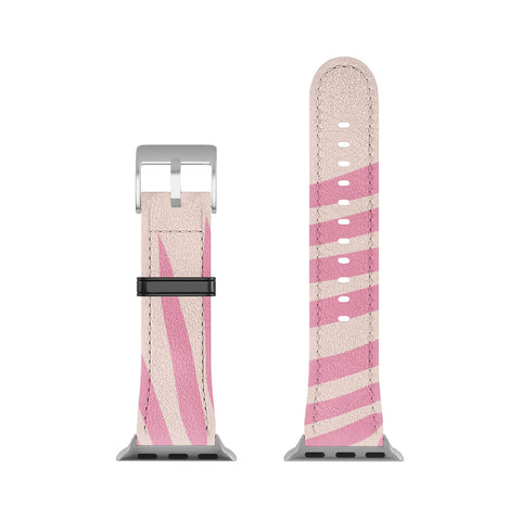 Daily Regina Designs Pink And Blush Palm Leaf Apple Watch Band