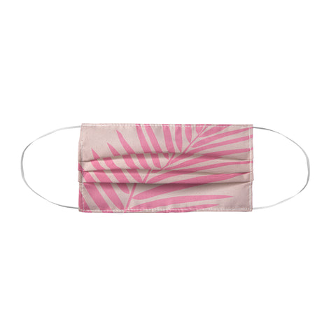 Daily Regina Designs Pink And Blush Palm Leaf Face Mask