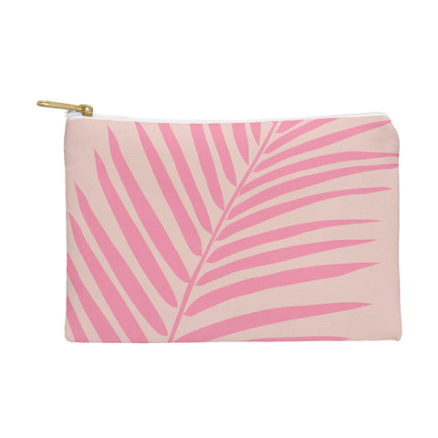Daily Regina Designs Pink And Blush Palm Leaf Pouch