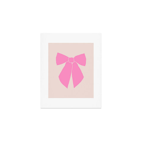 Daily Regina Designs Pink Bow Art Print