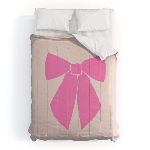 Daily Regina Designs Pink Bow Comforter