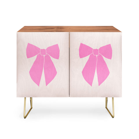 Daily Regina Designs Pink Bow Credenza
