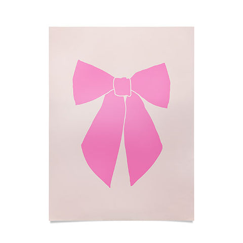 Daily Regina Designs Pink Bow Poster