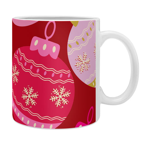 Daily Regina Designs Pink Christmas Decorations Coffee Mug