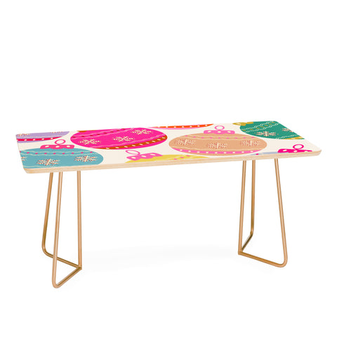 Daily Regina Designs Playful Christmas Baubles Coffee Table