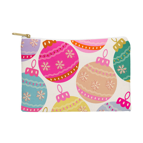 Daily Regina Designs Playful Christmas Baubles Pouch