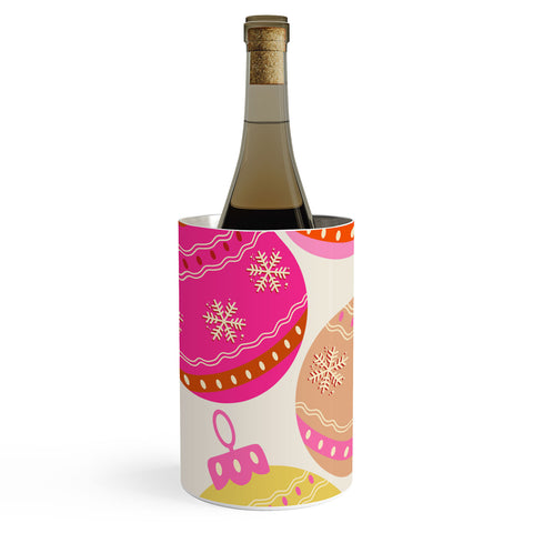 Daily Regina Designs Playful Christmas Baubles Wine Chiller