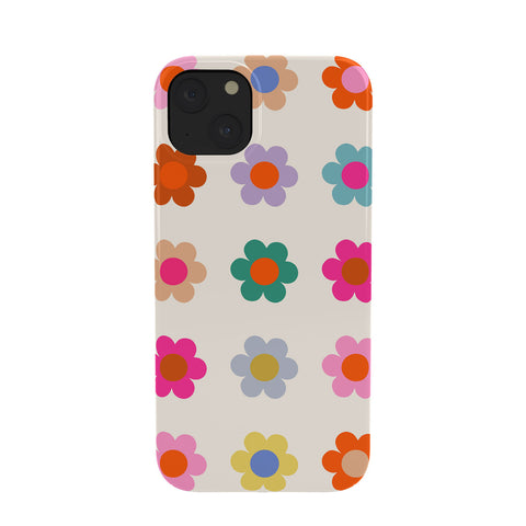 Daily Regina Designs Retro Floral Colorful Print Phone Case
