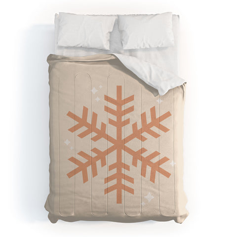 Daily Regina Designs Snowflake Boho Christmas Decor Comforter