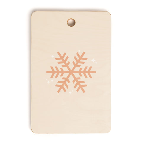 Daily Regina Designs Snowflake Boho Christmas Decor Cutting Board Rectangle