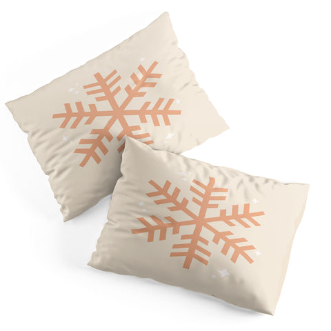 Daily Regina Designs Snowflake Boho Christmas Decor Pillow Shams