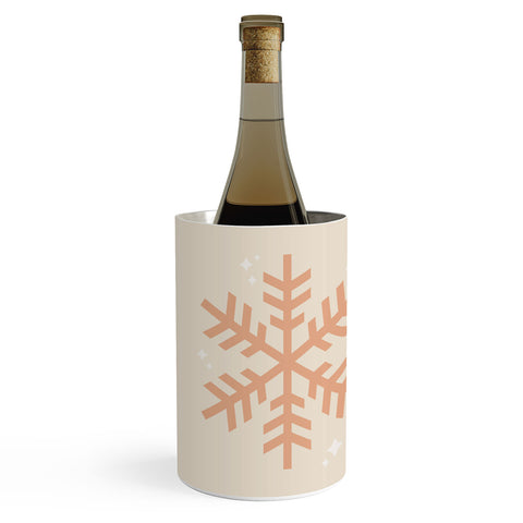 Daily Regina Designs Snowflake Boho Christmas Decor Wine Chiller
