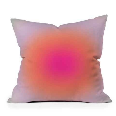 Daily Regina Designs Vintage Colorful Gradient Outdoor Throw Pillow
