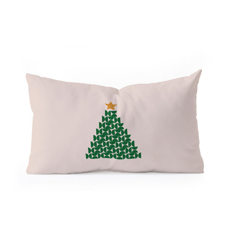 Daily Regina Designs Winter Market 05 Festive Christmas Oblong Throw Pillow