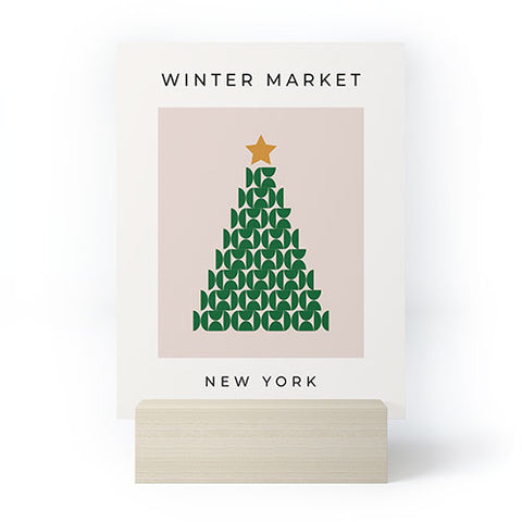 Daily Regina Designs Winter Market 05 Festive Christmas Mini Art Print