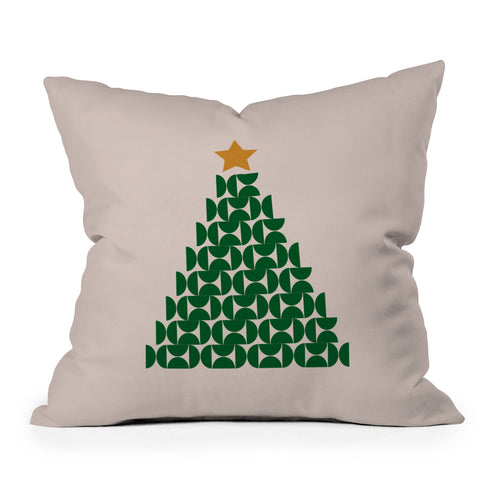 Daily Regina Designs Winter Market 05 Festive Christmas Outdoor Throw Pillow