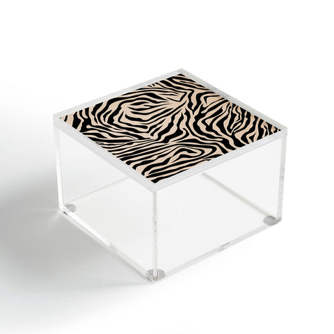 Daily Regina Designs Zebra Print Zebra Stripes Wild Acrylic Box