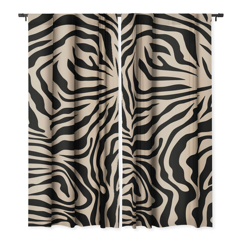 Daily Regina Designs Zebra Print Zebra Stripes Wild Blackout Non Repeat