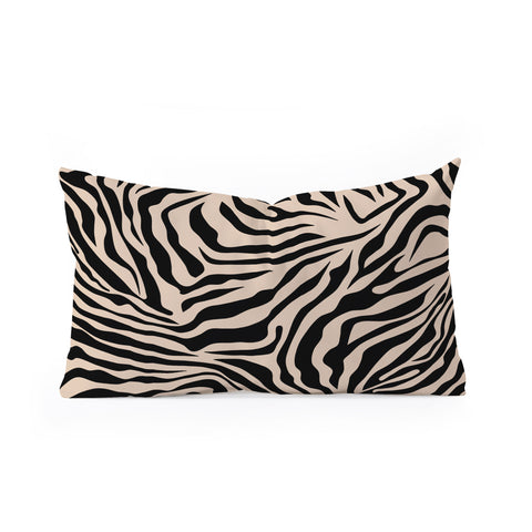 Daily Regina Designs Zebra Print Zebra Stripes Wild Oblong Throw Pillow