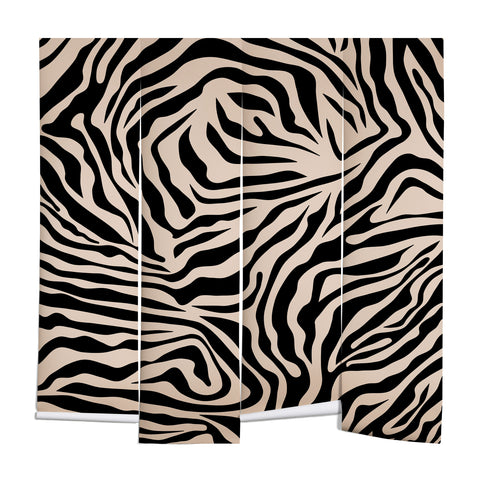 Daily Regina Designs Zebra Print Zebra Stripes Wild Wall Mural