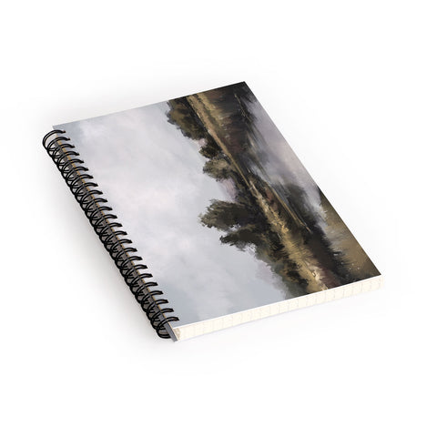 Dan Hobday Art Spring River Spiral Notebook