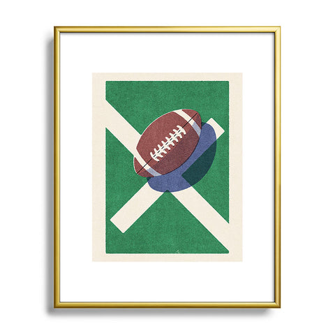 Daniel Coulmann BALLS American Football II Metal Framed Art Print