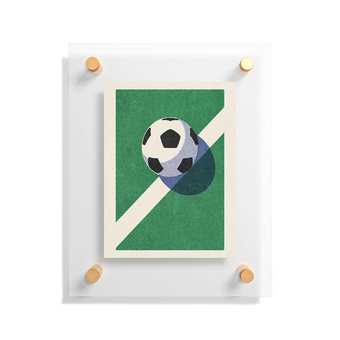 Daniel Coulmann BALLS Football II Floating Acrylic Print