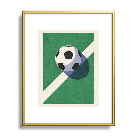 Daniel Coulmann BALLS Football II Metal Framed Art Print