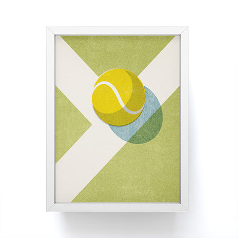 Daniel Coulmann BALLS Tennis Grass Court Framed Mini Art Print