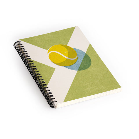 Daniel Coulmann BALLS Tennis Grass Court Spiral Notebook