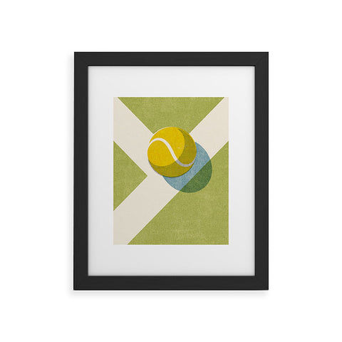 Daniel Coulmann BALLS Tennis Grass Court Framed Art Print