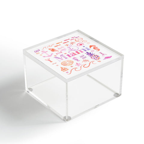 Dash and Ash Beach Collector Miami Acrylic Box