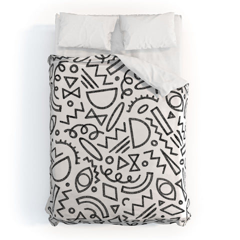 Dash and Ash Dashes II Duvet Cover