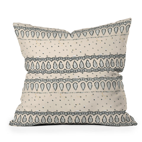 Dash and Ash Fancy Fancy Outdoor Throw Pillow