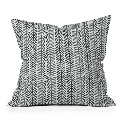 Dash and Ash Herring Outdoor Throw Pillow