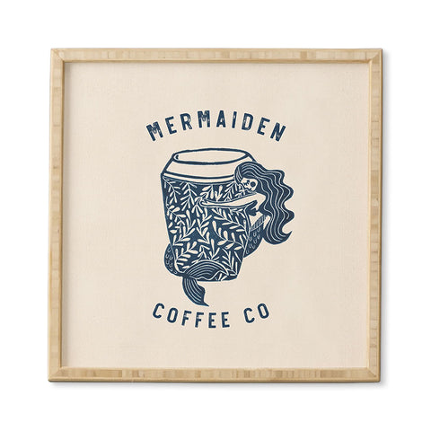 Dash and Ash Mermaiden Coffee Co Framed Wall Art