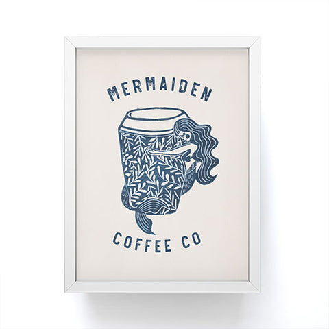Dash and Ash Mermaiden Coffee Co Framed Mini Art Print